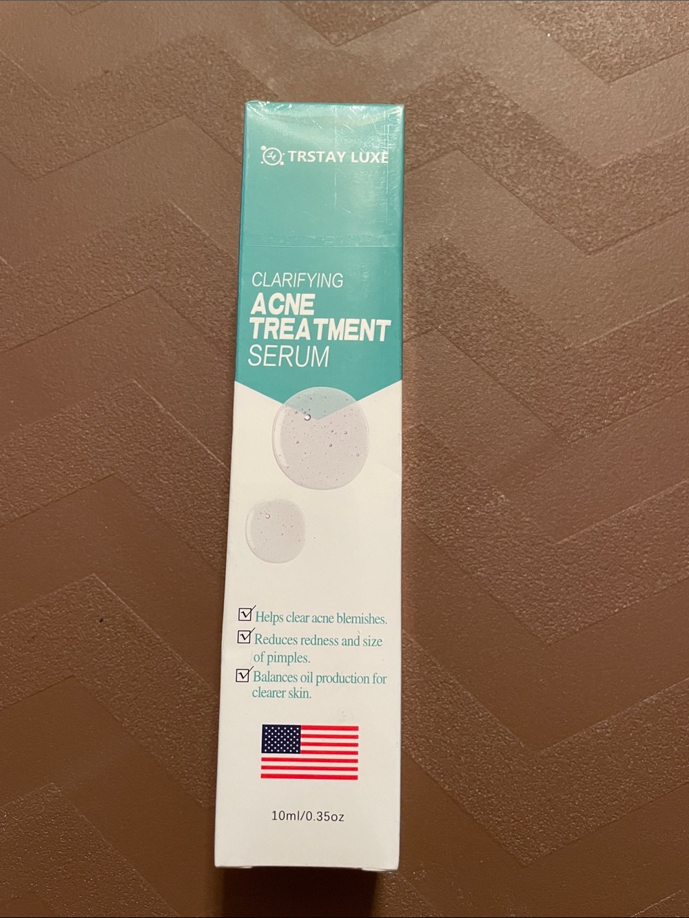 Clarifying Acne Treatment Serum - Teal/White